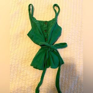 Target jewel tone green top